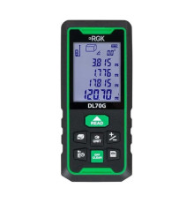 Лазерный дальномер с угломером RGK DL70G с поверкой 755733
