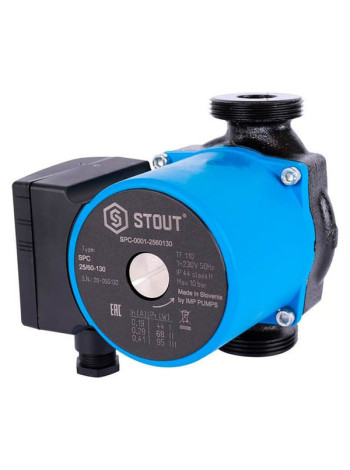 Циркуляционный насос STOUT spc-0010-2560130 25/60-130 RG0092GAG2Q7V6