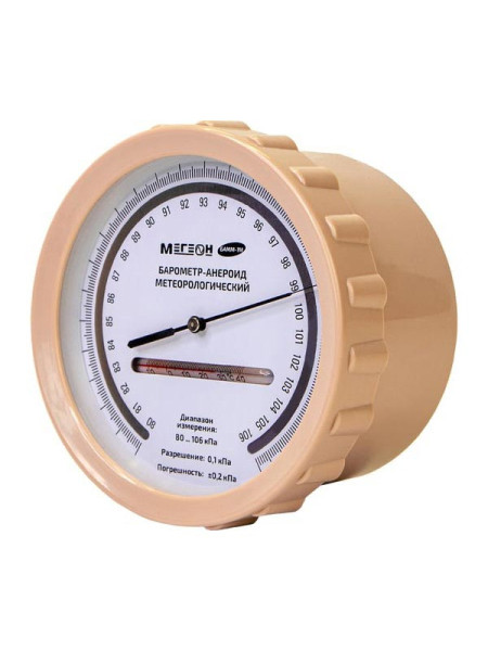Метеорологический барометр-анероид МЕГЕОН БАММ-1М с поверкой к0000402019