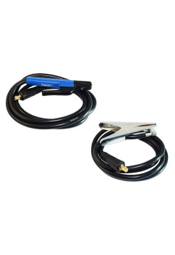 Комплект сварочных проводов КГ 1x16 (5+5 метров; вилка 10-25) ЭНАРГИТ КС116-55-1025