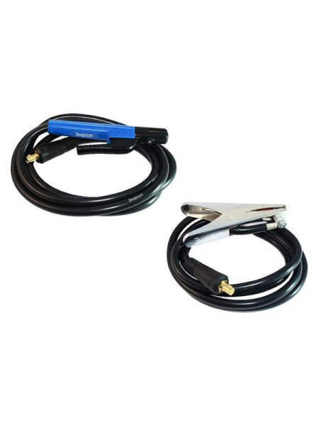 Комплект сварочных проводов КГ 1x16 (5+5 метров; вилка 10-25) ЭНАРГИТ КС116-55-1025