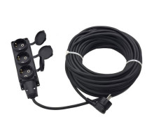 Удлинитель силовой Glanzen 3 гн. КГ 3x1,5 IP44 арт. EC-50-012 00-00006579