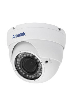 Видеокамера IP купольная Amatek AC-IDV403VMSX 2.8-12 мм микр.+SD 7000887