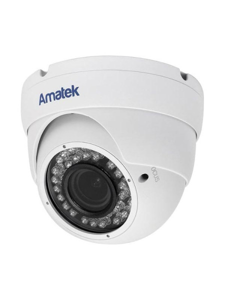 Видеокамера IP купольная Amatek AC-IDV403VMSX 2.8-12 мм микр.+SD 7000887