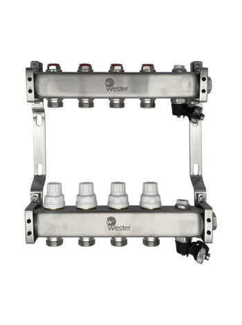 Коллектор нерж. Wester MUVS 1"-3/4 в сборе на 4 выхода 0-32-1604