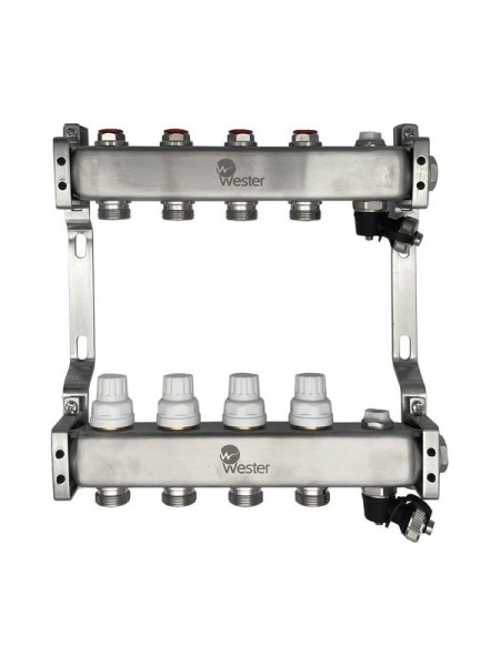 Коллектор нерж. Wester MUVS 1"-3/4 в сборе на 4 выхода 0-32-1604