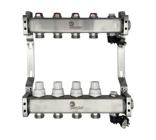 Коллектор нерж. Wester MUVS 1"-3/4 в сборе на 4 выхода 0-32-1604