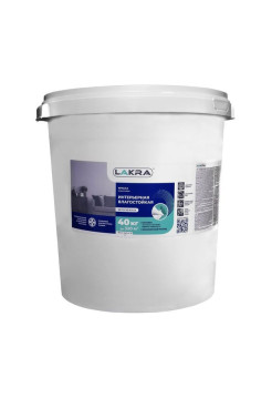 Акриловая интерьерная влагостойкая белоснежная краска ЛАКРА 40 кг 8306528 ЛА-00000098