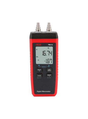 Цифровой манометр RGK PM-12 с поверкой 721395
