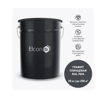 Грунт-эмаль 3 в 1 Elcon глянцевая графит RAL 7024 00-00750268