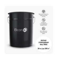 Грунт-эмаль 3 в 1 Elcon глянцевая белая RAL 9003 00-00750269
