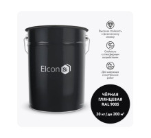 Грунт-эмаль 3 в 1 Elcon глянцевая черная RAL 9005 00-00750259
