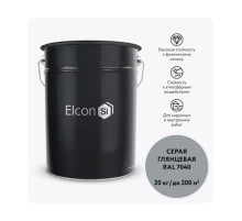 Грунт-эмаль 3 в 1 Elcon глянцевая серая RAL 7040 00-00750262