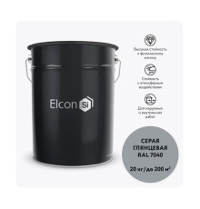 Грунт-эмаль 3 в 1 Elcon глянцевая серая RAL 7040 00-00750262