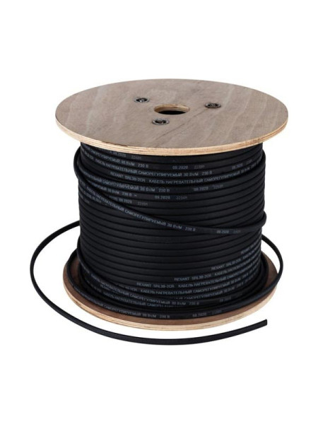 Кабель греющий саморегулирующийся для труб, водостоков, крыш PROconnect 30КНС 2ЛП-65/85, UV, неэкранированный, 30Вт/м, 200м 51-0254-4