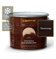 Пропитка для древесины 3 в 1 Certa Палисандр, 11 л PDD012