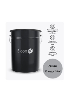 Цинконаполненная грунт-эмаль Elcon Zintech, 20 кг 00-00750415