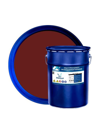Эмаль Мицар КО-168 20 кг красно-коричневый УТ000010801