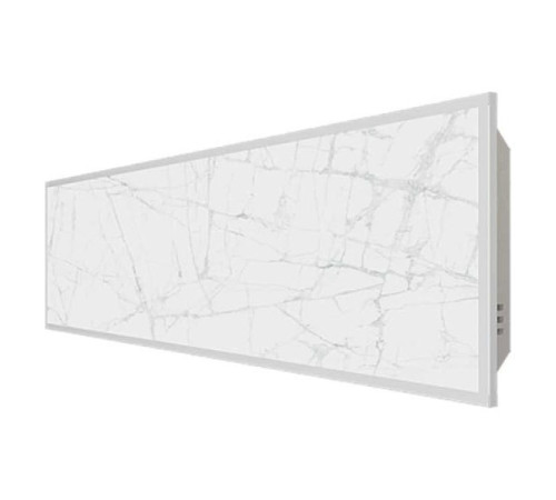 Отопительная панель STOUT WHITE STONE SCT 120x30, белый гранит/белый корпус SCT-00WW-012030 RG0093A6SV1070