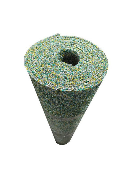 Покрытие из резиновой крошки ООО АМОРТЕКС Микс Времена года Весна, 500x6000x10 мм 6313