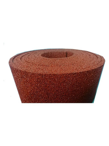 Покрытие из резиновой крошки ООО АМОРТЕКС 500x6000x10 мм, цвет красный, 0643