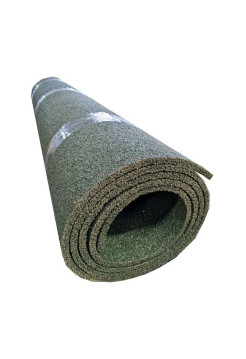 Покрытие из резиновой крошки ООО АМОРТЕКС 500x6000x10 мм, цвет зелёный, 0653