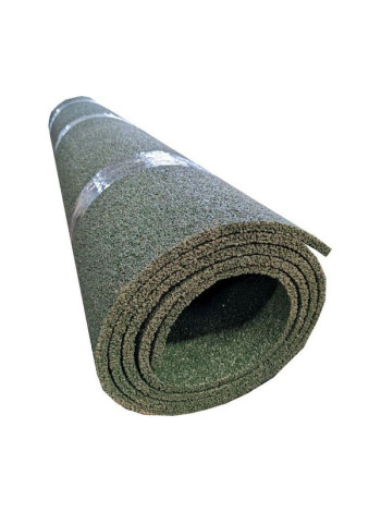 Покрытие из резиновой крошки ООО АМОРТЕКС 500x6000x10 мм, цвет зелёный, 0653