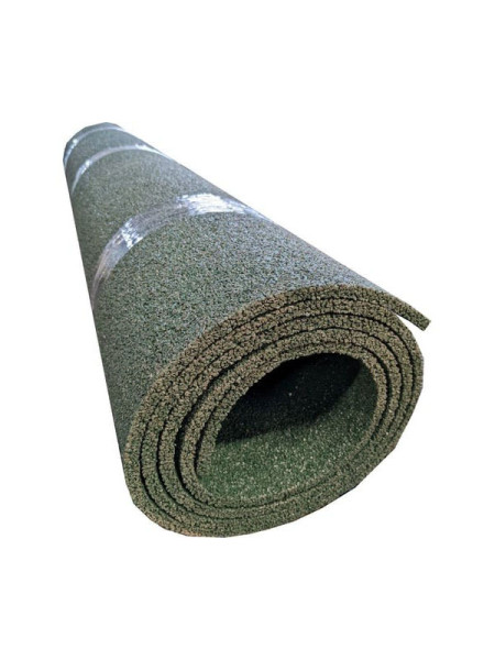 Покрытие из резиновой крошки ООО АМОРТЕКС 500x6000x10 мм, цвет зелёный, 0653