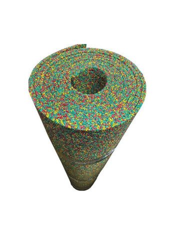 Покрытие из резиновой крошки ООО АМОРТЕКС Микс Времена года Лето, 500x6000x10 мм 6323