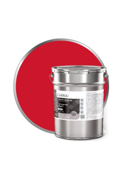 Грунт-эмаль ЛАКРА 3в1, красный, 15 кг ЛА-00003211