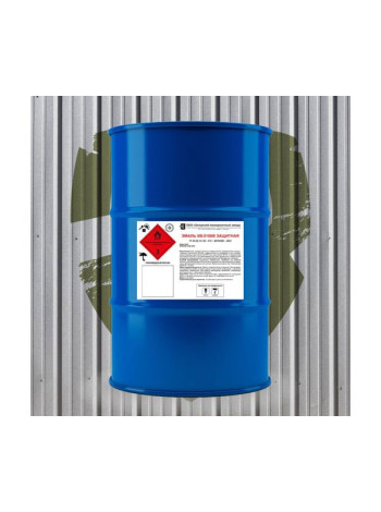 Эмаль ЗАГОРСКИЙ ЛАКОКРАСОЧНЫЙ ЗАВОД ХВ-518КВ Защитная 42 кг ZLK08178