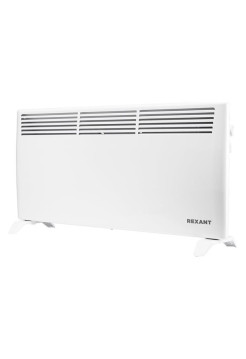 Электрический конвектор с механическим термостатом REXANT 2кВт, Х-нагревательный элемент, ножки 60-0117