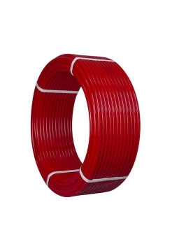 Труба из сшитого полиэтилена TEBO PEX с кислородным барьером EVOH 20x2.0мм (бухта 100 м) красная T-PE-X.Ox.20-2.0.К.100.RU