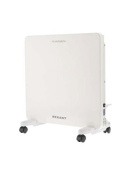 Конвектор с электронным термостатом REXANT, 1кВт, Х-нагревательный элемент, 60-0099