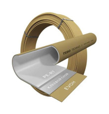 Труба полиэтиленовая TEBO PE-RT/EVOH 20x2.0 (буxта 100 м) золотой 021020202