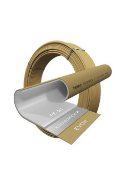 Труба полиэтиленовая TEBO PE-RT/EVOH 20x2.0 (буxта 100 м) золотой 021020202