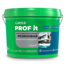 Краска резиновая для всех типов поверхностей ЛАКРА PROF IT графит RAL 7024 14 кг ЛА-00004210