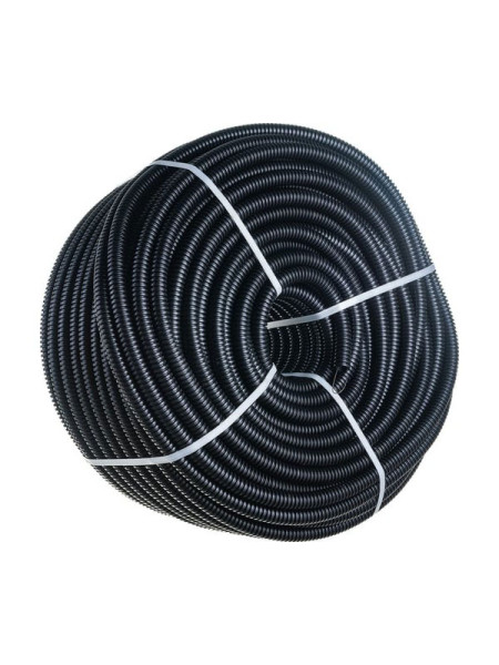 Труба гофрированная ЭРА FRHF GOFR4025FRHF черная, безгалогенная, трудногорючая, d40, с зондом, 25 м Б0068910