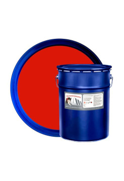 Износостойкая краска для бетонных полов ЛЕНИНГРАДКА АК-114 ,25 кг красный УТ000010067