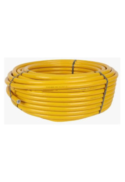 Труба гофрированная водопроводная из нержавеющией стали Stahlmann 25A, в желтой оболочке, отожженная, 5м 7726257