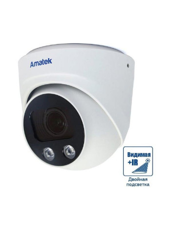IP видеокамера Amatek AC-IDV803ZS купольная, 8 Мп, 2.7-13.5 мм 7000939
