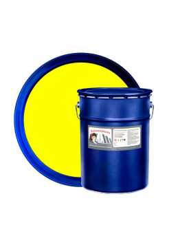 Износостойкая краска для бетонных полов ЛЕНИНГРАДКА АК-114 ,25 кг желтый УТ000010068