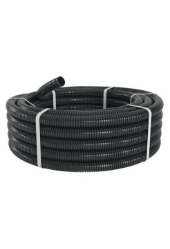 Гофрированная труба DKC DN12мм, 50м ПВ-0, Dвн 12,2 мм, Dнар 15,8 мм, полиамид 6, цвет тёмно-серый PA611216F0