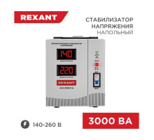 Стабилизатор напряжения REXANT, AСН-3 000/1-Ц 11-5004