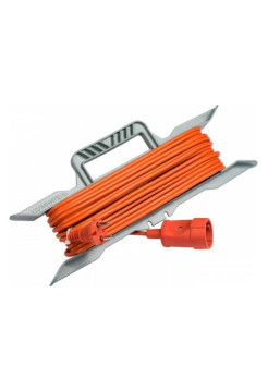 Удлинитель на рамке EKF PROxima "Зевс 2.0" 20м, без заземления, ПВС 2*0,75, 10А, 2,3кВт USRB02-10-275-1-20