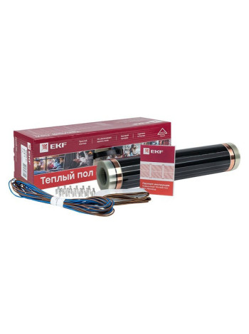 Инфракрасный пленочный теплый пол EKF 1540Вт 7м2 ширина 0,5 метра Ik-220-1540/0,5-7