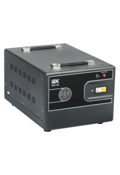 Однофазный стабилизатор напряжения IEK, переносной 8кВА HUB IVS21-1-008-13