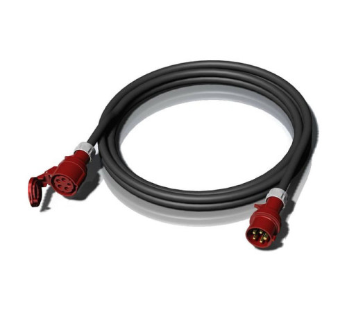 Трехфазный удлинитель Alpenbox Вилка 16A 3P+N+E - Розетка 16A 3P+N+E IP44 XTREM H07RN-F 5G2,5 5м. 8970001