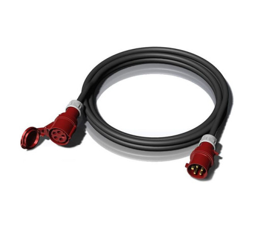 Трехфазный удлинитель Alpenbox Вилка 32A 3P+N+E - Розетка 32A 3P+N+E IP44 XTREM H07RN-F 5G4 5м. 8990001