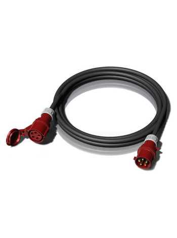 Трехфазный удлинитель Alpenbox Вилка 32A 3P+N+E - Розетка 32A 3P+N+E IP44 XTREM H07RN-F 5G6 10м. 8990009